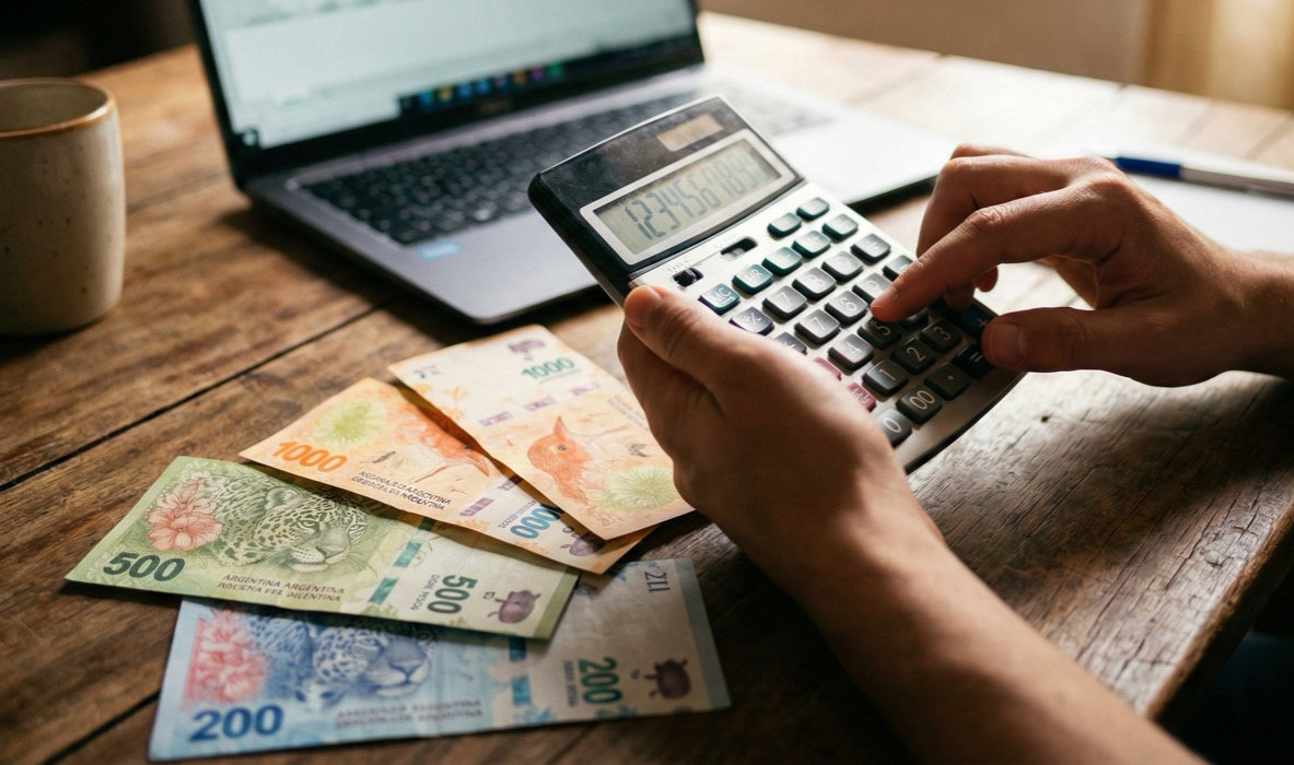 Calculadora y ahorros